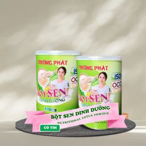 Bột Sen Dinh Dưỡng Có Tim Sen Nguyên Chất Nguyên Liệu Tự Nhiên Hương Vị Độc Đáo Hương Vị Đặc Biệt Không Chứa Cholesterol